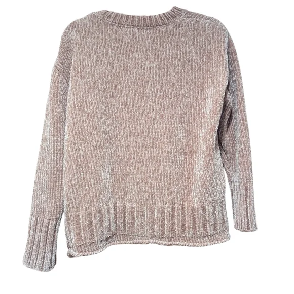Cynthia Rowley Chenille Sweater Sand Beige Color Sz S - Picture 2 of 9